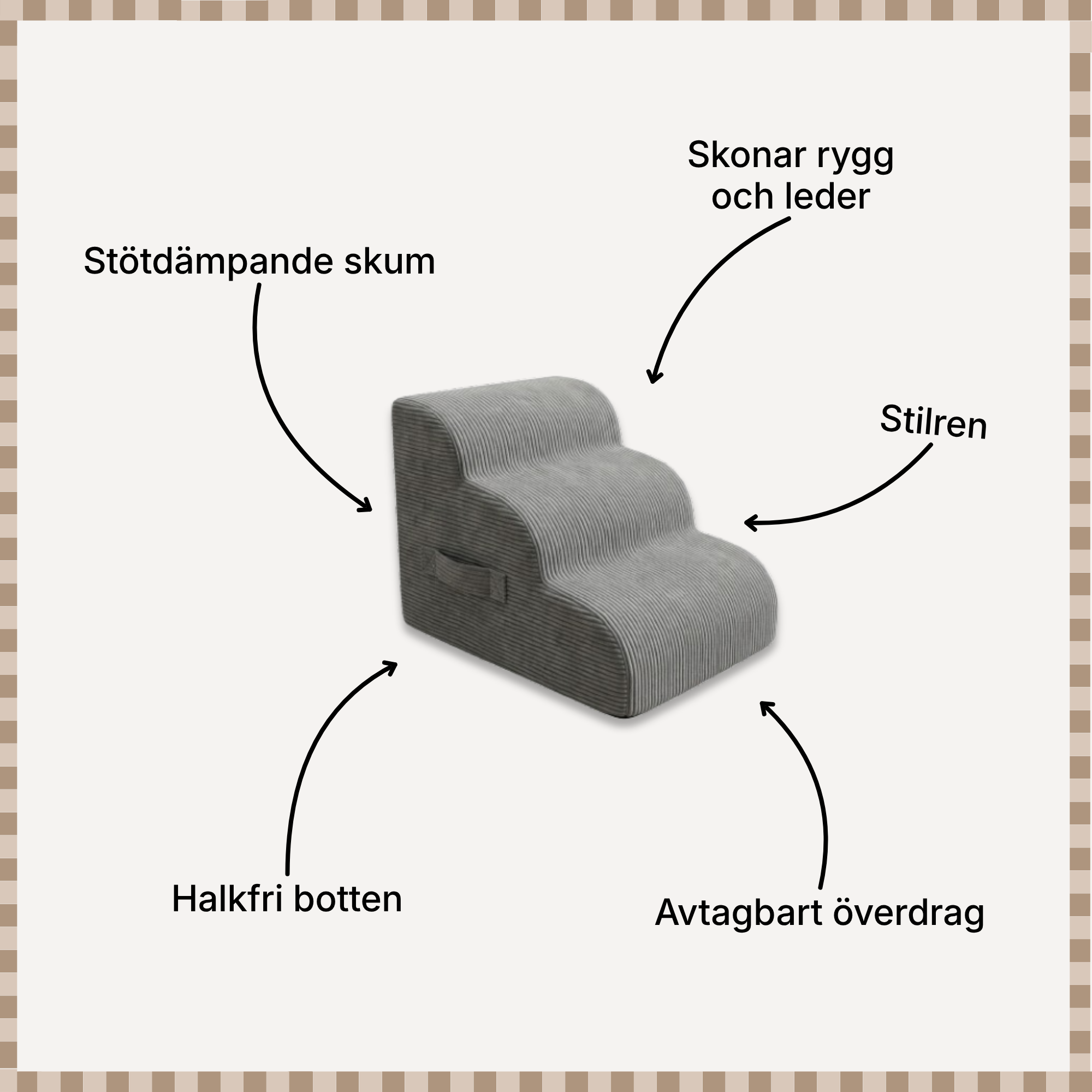 Ortopedisk Hundtrappa